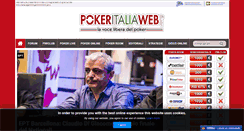 Desktop Screenshot of pokeritaliaweb.org