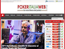 Tablet Screenshot of pokeritaliaweb.org